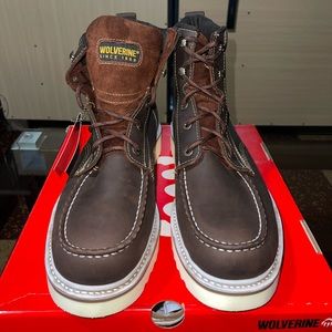 Wolverine Men's Loader 6" Soft Toe Wedge Work Boot - Brown